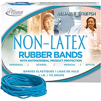 【中古】【輸入品・未使用】Latex Free Antimicrobial Cyan Blue Rubber Bands%ｶﾝﾏ% Sz. #33%ｶﾝﾏ% 3-1/2 x 1/8%ｶﾝﾏ% 1/4lb Box (並行輸入品)