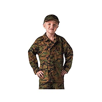 【中古】【輸入品・未使用】Rothco Kids Bdu Shirt???Woodland Digital Camo M|スカイマーケットプラス