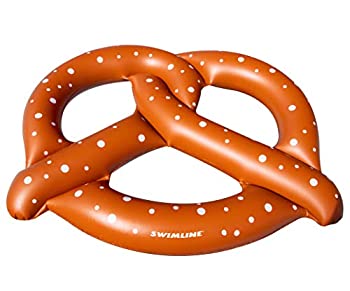 【中古】【インポート品・未当て嵌める】New Swimline 90640 Swimming Pool 3 Kids Giant Pretzel Inflatable Float Toy by USA [並行輸入品]