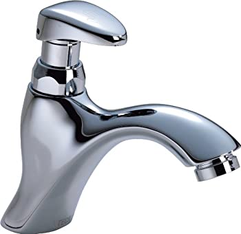 【中古】【輸入品・未使用】Delta Faucet 87T105 87T シングルホールメーターリングスロークローズバスルーム蛇口、クロム、6.4 x 1.9 x 6.4インチ