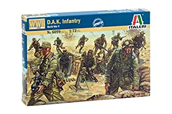【中古】【輸入品・未使用】イタレリ 1/72 WW.II ドイツアフリカ軍団歩兵 プラスチックモデルキット IT6099