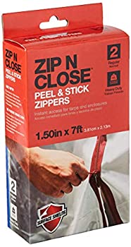 【中古】【輸入品・未使用】Zip N Close Peel and Stick Wall Zipper-2PK ZIP N CLOSE ZIPPER (並行輸入品)