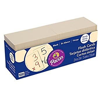 【中古】【輸入品・未使用】[スクールスペシャリティ]School Specialty Blank Flash Cards 2 x 3 Pack of 1000 Manila 006489 [並行輸入品]