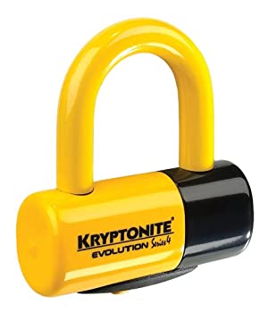 【中古】【輸入品・未使用】KRYPTONITE ( クリプトナイト ) ロック NEW YORK LOCK [ ニューヨークシリーズ ] EV4 ディスクロック イエロー [ スペアキーシステム ] 盗難見舞 18,281円