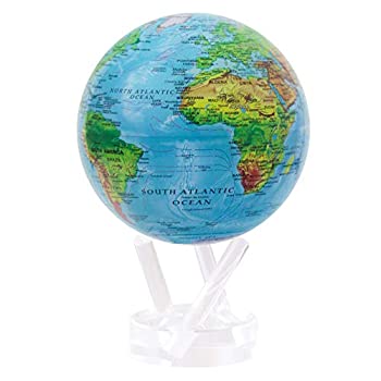 【中古】【輸入品・未使用】MOVA(ムーバ) 光で回る不思議な地球儀 ブルーオーシャン 11.4cm