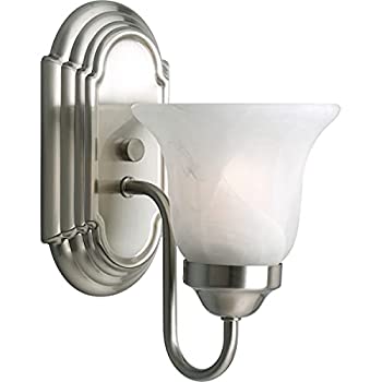 【中古】【輸入品・未使用】Progress Lighting p3051?Builder Bathシリーズsingle-lightバスルーム壁取り付け用燭台with ET、 5-1/4-Inch Width x 9-Inch Height 94305109 1