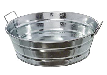 【中古】【輸入品・未使用】American Metalcraft MTUB10 Natural Galvanized Tub with Side Handle%ｶﾝﾏ% 10-Inch by American Metalcraft [並行輸入品]｜スカイマーケットプラス