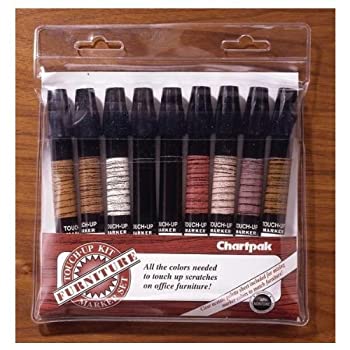【中古】【輸入品・未使用】Chartpak OF9 Furniture Touch-Up Marker Set