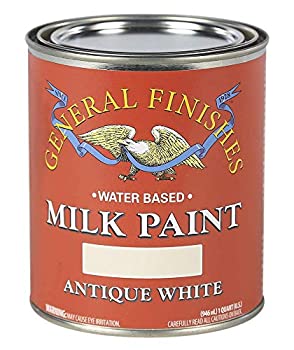 【中古】【輸入品・未使用】General Finishes PAW ミルクペイント 1パイント アンティークホワイト