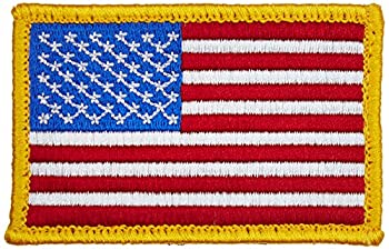 【中古】【輸入品・未使用】BLACKHAWK! アメリカ国旗ワッペン 赤、白、青