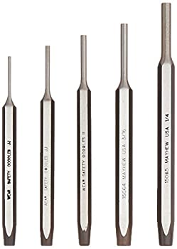 【中古】【インポート品・未当て嵌める】Mayhew Pro 15006 150-Line Pin Punch Set with Leather Pouch%ｶﾝﾏ% 5-Piece by Mayhew [並行輸入品]