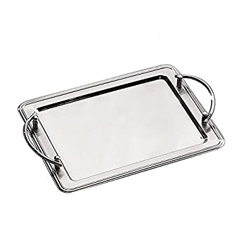 【中古】【輸入品・未使用】Elegance Silver 73029 長方形ステンレススチールトレイ ハンドル付き 14インチ x 11インチ 1-(Pack) 73029 1