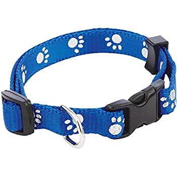 【中古】【輸入品・未使用】Westminster Pet39201Paw Prints Reflective Dog Collar-3/8X8-12 PAW REFL COLLAR (並行輸入品)