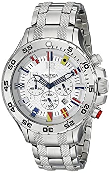 【中古】【輸入品・未使用】ノーティカ/Nautica Men's N20503G NST Chronograph Bracelet Watch 「並行輸入品」