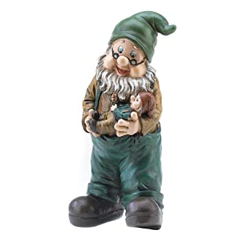 【中古】【輸入品・未使用】SWM 39693 5 HおじいちゃんガーデンGnomeの %ﾀﾞﾌﾞﾙｸｫｰﾃ%DIA×10。%ﾀﾞﾌﾞﾙｸｫｰﾃ% - ファイバーグラスと樹脂