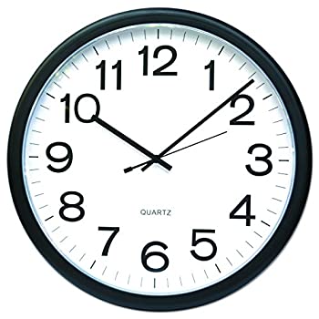 【中古】【輸入品・未使用】Round Wall Clock%カンマ% 13-1/2in%カンマ% Black (並行輸入品)|スカイマーケットプラス