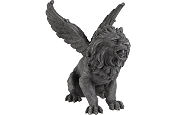 【中古】【輸入品・未使用】6.5 Inch Resin Medieval Winged Lion Gargoyle Statue Figurine｜スカイマーケットプラス 14,051円
