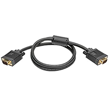 【中古】【インポート品・未当て嵌める】Tripp Lite 3フィート VGA Coax Monitor Cable with RGB High Resolution 固定ディスク15 M/M 3\u0027 - VGA cable - 固定ディスク-15 (M) to 固定ディスク-15 (M) - 3 フィート - molded - black その他-パソコン-パソコン・周辺機器