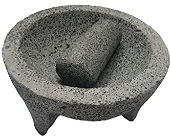 【中古】【輸入品・未使用】TLP Molcajete authentic Handmade Mexican Mortar and Pestle 8.5 by TheLatinProducts