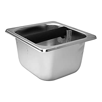 【中古】【インポート品・未当て嵌める】Update International KB-164 7 x 6.5 Commercial Grade Stainless Steel Espresso Knock Box by Update International