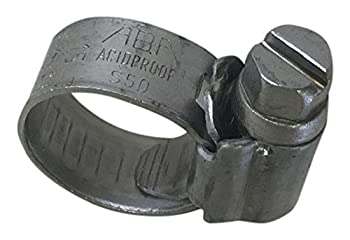 【中古】【輸入品・未使用】Scandvik 08116112017 ステンレススチール ホースクランプ (SAE サイズ 6 13-20 mm、1/2インチ - 13/16インチ、9mmバンド、13620) 10個パック