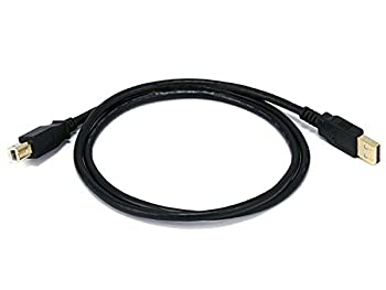 【中古】【輸入品・未使用】Monoprice 3フィートUSB 2.0 Aオス対Bオス28 / 24AWGケーブル（金メッキ）（105437）