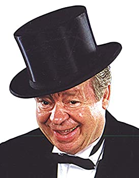 【中古】【輸入品・未使用】Collapsible Top Hat Black Adult 折りたたみシルクハットブラック大人用 サイズ:One Size|スカイマーケットプラス