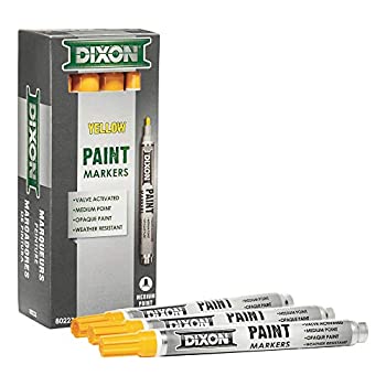 【中古】【輸入品・未使用】Dixon Paint Markers%カンマ% Medium Tip%カンマ% Box of 12 Markers%カンマ% Yellow (80223) マーカー (並行輸入品)|スカイマーケットプラス