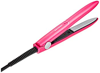 【中古】【輸入品・未使用】テスコム (TESCOM) ヘアアイロン ストレート \u0026 カール 2WAY Styleup mini ピンク THS10-P