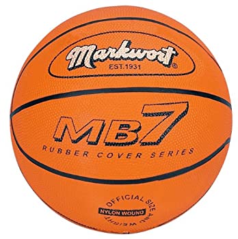 【中古】【輸入品・未使用】(Orange) - Markwort MB7 Series Rubber Basketball
