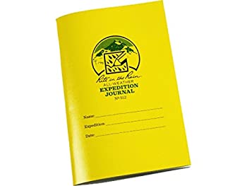【中古】【インポート品・未当て嵌める】Rite インチ the Rain 全天候型ステープラー万覚え帳 4 5/8in x 7in 黄色押しかぶせる エクスペディションジャーナル (No. 512)