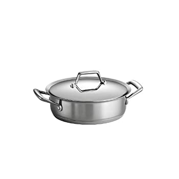 【中古】【輸入品・未使用】(CASSEROLE%ｶﾝﾏ% 2.8l) - Tramontina 80101/003DS Gourmet Prima Stainless Steel%ｶﾝﾏ% Induction-Ready%ｶﾝﾏ% Impact Bonded%ｶﾝﾏ% Tri-Ply Base