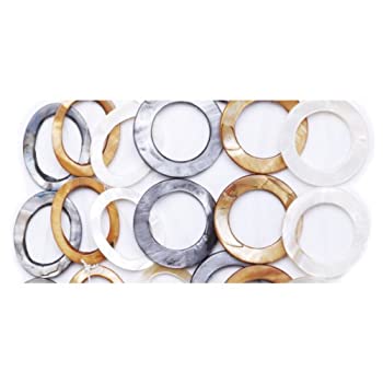 【中古】【輸入品・未使用】Blue Moon Beadshop 3 Shell Bead Strings-Oval-Dent Multi (並行輸入品)