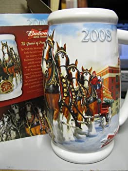 【中古】【輸入品・未使用】Anheuser-Busch 2008 Holiday Stein by Budweiser