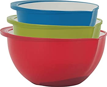 【中古】【輸入品・未使用】Trudeau Set of 3 Mixing Bowls%ｶﾝﾏ% 2-Tone Color by Trudeau [並行輸入品]