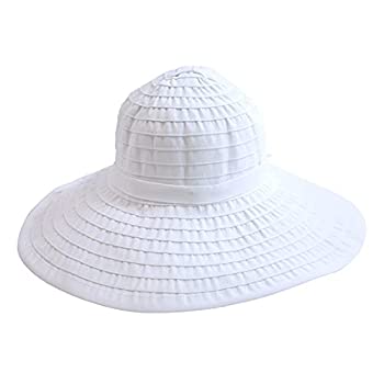 【中古】【輸入品・未使用】San Diego Hat Company レディース リボン 大きなブリムハット US サイズ: One Size カラー: ホワイト|スカイマーケットプラス