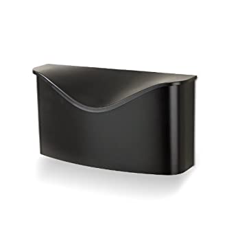 【中古】【輸入品・未使用】Umbra 460322-040 Postino Wall-Mount Mailbox%ｶﾝﾏ% Black [並行輸入品]