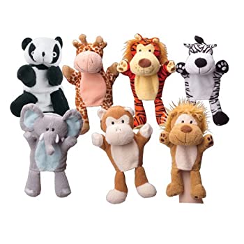 【中古】【インポート品・未当て嵌める】Jungle Animal Puppets
