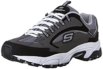 【中古】【インポート品・未当て嵌める】Skechers Sport Men\u0027s Stamina Nuovo Cutback Lace-Up Sneaker%ｶﾝﾏ%Charcoal/Black%ｶﾝﾏ%6.5 M US