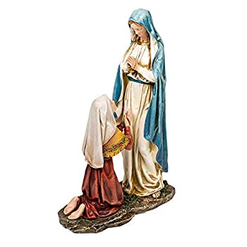 【中古】【輸入品・未使用】愛すべき御母 聖母マリア ルルドの彫像/Our Lady of Lourdes Statue Figurine Virgin Mary（並行輸入品）