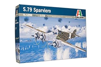 【中古】【輸入品・未使用】タミヤ イタレリ 1/72 飛行機シリーズ 1290 サボイア・マルケッティ SM79 スパルビエロ 38090 プラモデル|スカイマーケットプラス