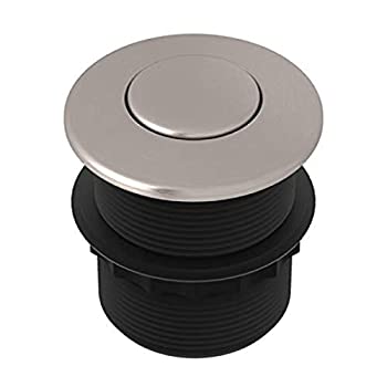 【中古】【輸入品・未使用】【並行輸入品】Rohl AS425STN Air Activated Switch Button Only for Waste Disposal Including Escutcheon Base and Fastening Nut Satin Nicke