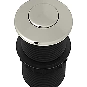 【中古】【インポート品・未当て嵌める】【並行輸入品】Rohl AS425PN Air Activated Switch Button Only for Waste Disposal Including Escutcheon Base and Fastening Nut Polished Nic