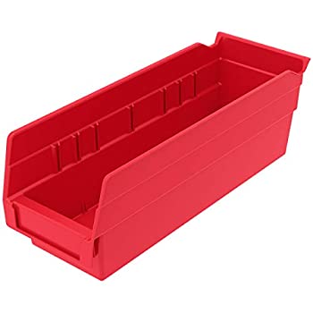 【中古】【輸入品・未使用】akro-mils 30120?12-inch by 4-inch by 4インチクリアプラスチックネストシェルフBinボックス、24パック|スカイマーケットプラス