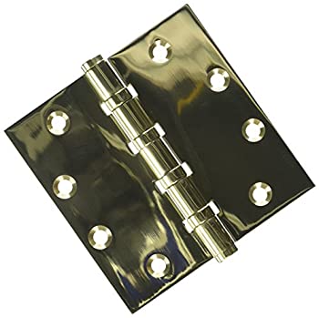 【中古】【輸入品・未使用】Deltana dsb45b 4.5?%ﾀﾞﾌﾞﾙｸｫｰﾃ% X 4.5?%ﾀﾞﾌﾞﾙｸｫｰﾃ%ソリッド真鍮スクエアコーナーボール軸受ほぞ穴ヒンジ、 4-1/2%ﾀﾞﾌﾞﾙｸｫｰﾃ% H x 4-1/2%ﾀﾞﾌﾞﾙｸｫ
