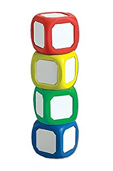 【中古】【輸入品・未使用】[ラーニングアドバンテージ]Learning Advantage Inc Writeon Wipeoff Dice Set%ｶﾝﾏ% Assorted Colors%ｶﾝﾏ% Set of 4 CTU7836 [並行輸入品]