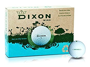 【中古】【輸入品・未使用】Dixon Wind Eco-Friendly Max Distance Golf Balls (1 Dozen)