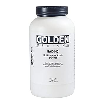 【中古】【輸入品・未使用】Golden Acrylic Mediums and Varnishes GAC 100 Universal Acrylic Polymer 946ml