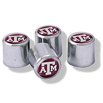 【中古】【インポート品・未当て嵌める】Texas A\u0026M Aggies バルブステムキャップ