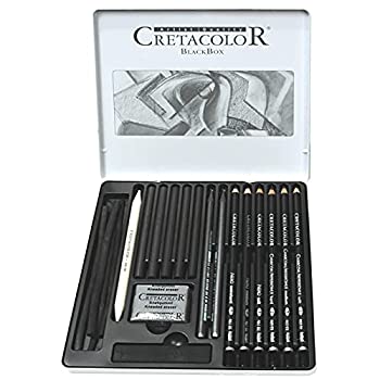 【中古】【輸入品・未使用】Cretacolor Blackbox 20 Piece Charcoal Set by Cretacolor